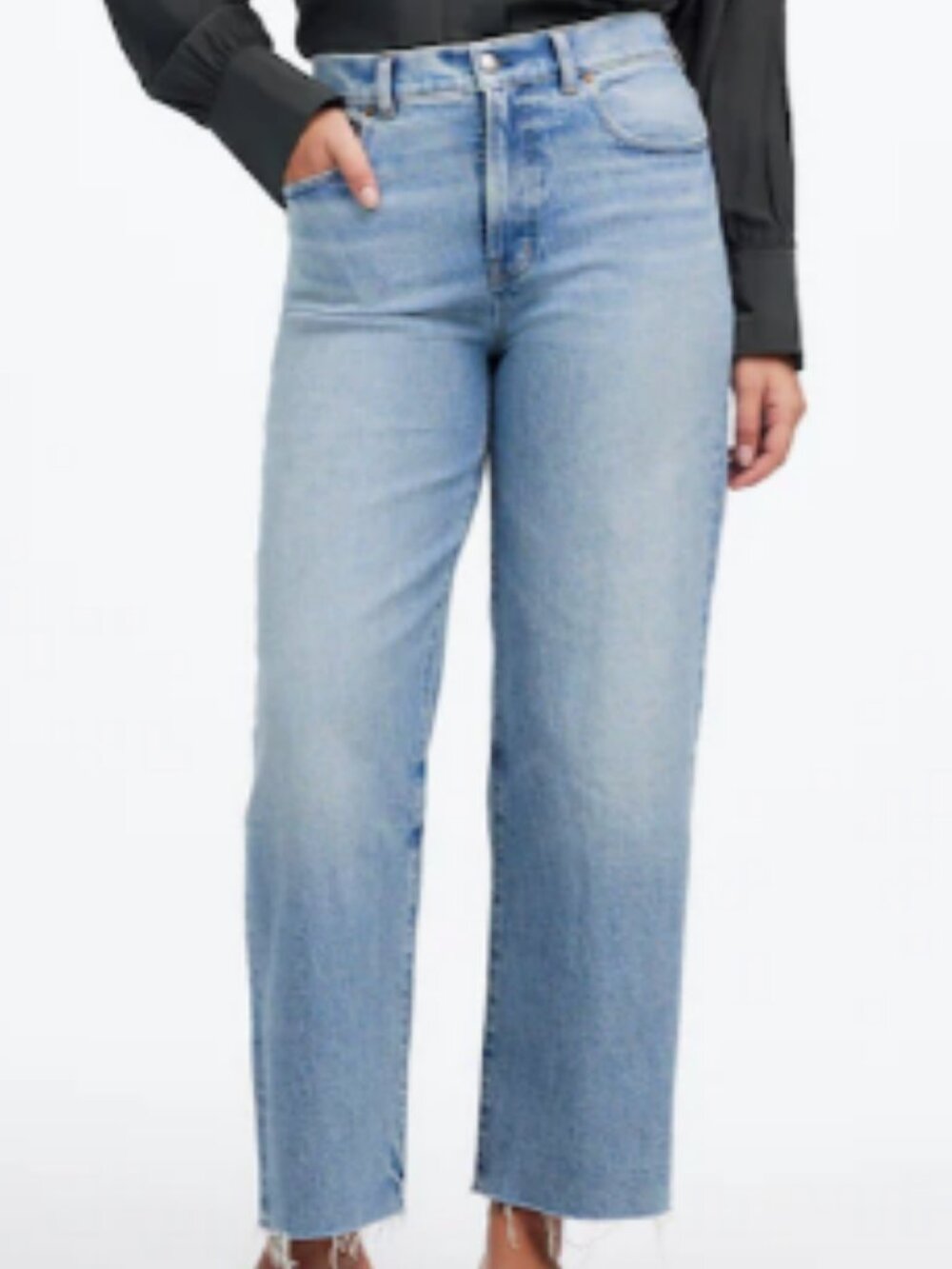 Madewell The Perfect Vintage Wide Leg Crop Jean